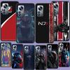 Чехол для телефона N7 Mass Effect для Xiaomi Poco X3 NFC X4 GT M3 M4 M5 M5S X7 X6 X5 F6 Pro F5 F4 Mi F3 F2 Чехол TPU Capa Coque Прозрачный Pa