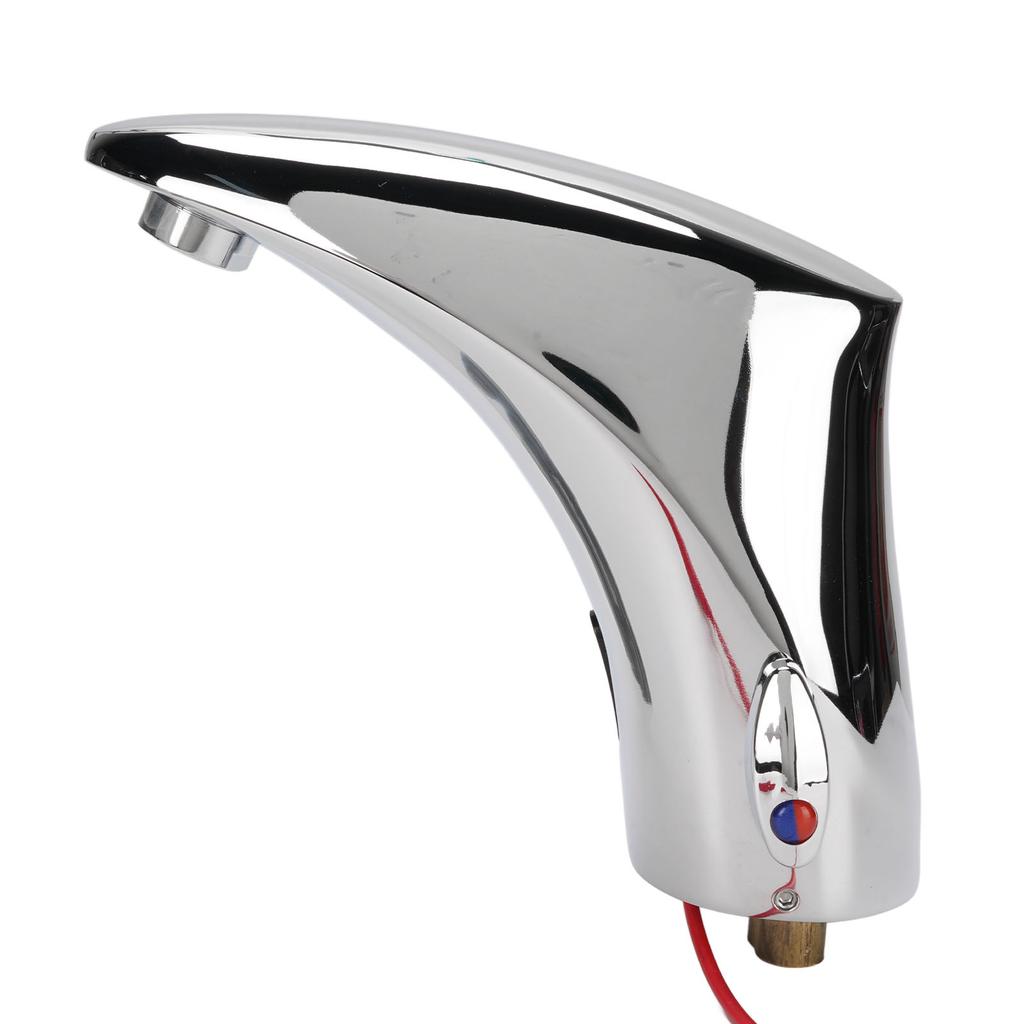 Touchless Bathroom Sink Faucet Copper Automatic Motion Sensor Smart Hot and Cold Mixer Tap for Home