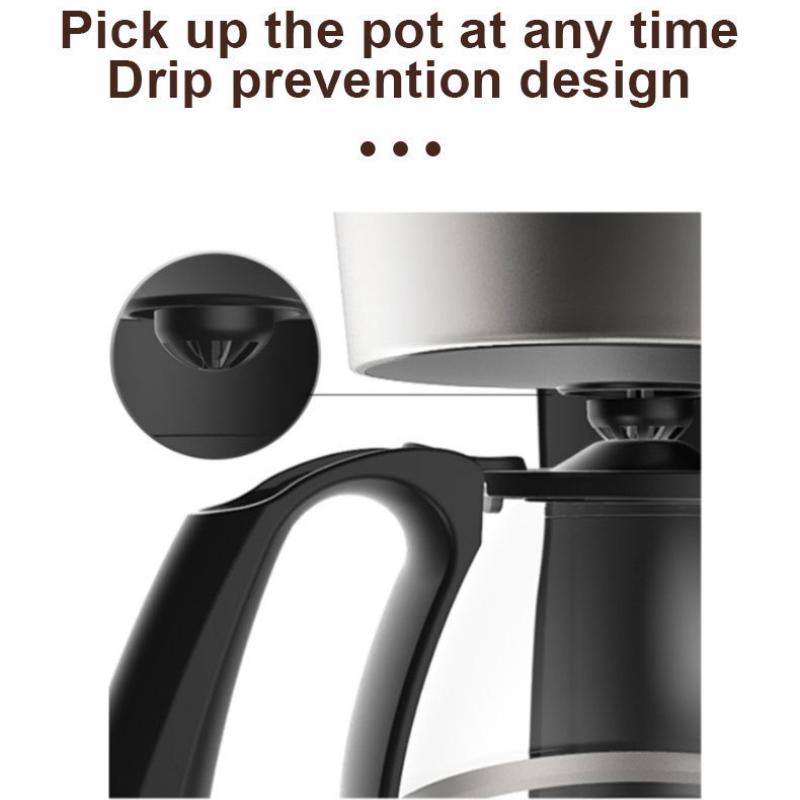 Американская кофемашина автоматическая 110 В капельная кофемашина американская машина для приготовления чая с молоком кофейник