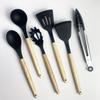 Антипригарный силиконовый набор посуды Пищевой качества Лопатки Принадлежности Кухонная посуда Кухонные гаджеты