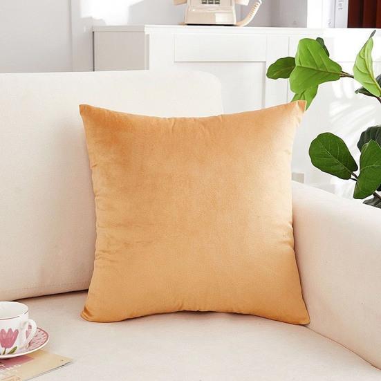 Velvet Pillowcase Pure Color Halloween Home Office Party Decor Bedroom Car Living Room