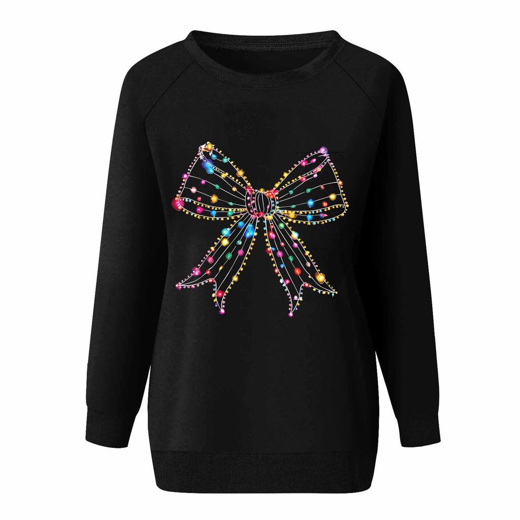 Женская модная повседневная однотонная толстовка с длинным рукавом