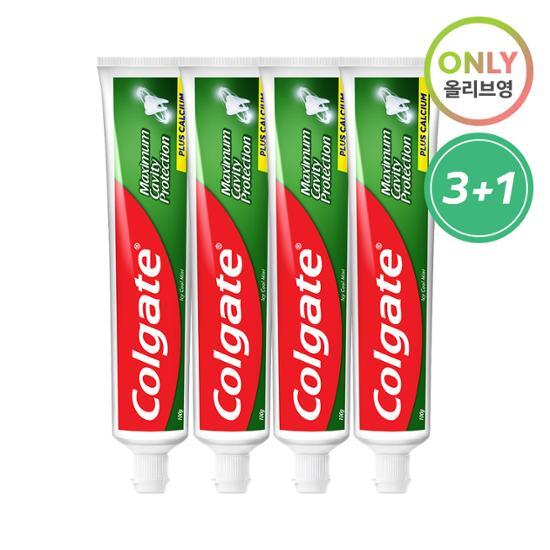 Colgate Protection Toothpaste 100g, 2 Types (Choose 1 of 2) (3 Main Products + 1 Additional Free)