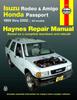 Книга Isuzu Rodeo, Amigo & Honda Passport (89 - 02)