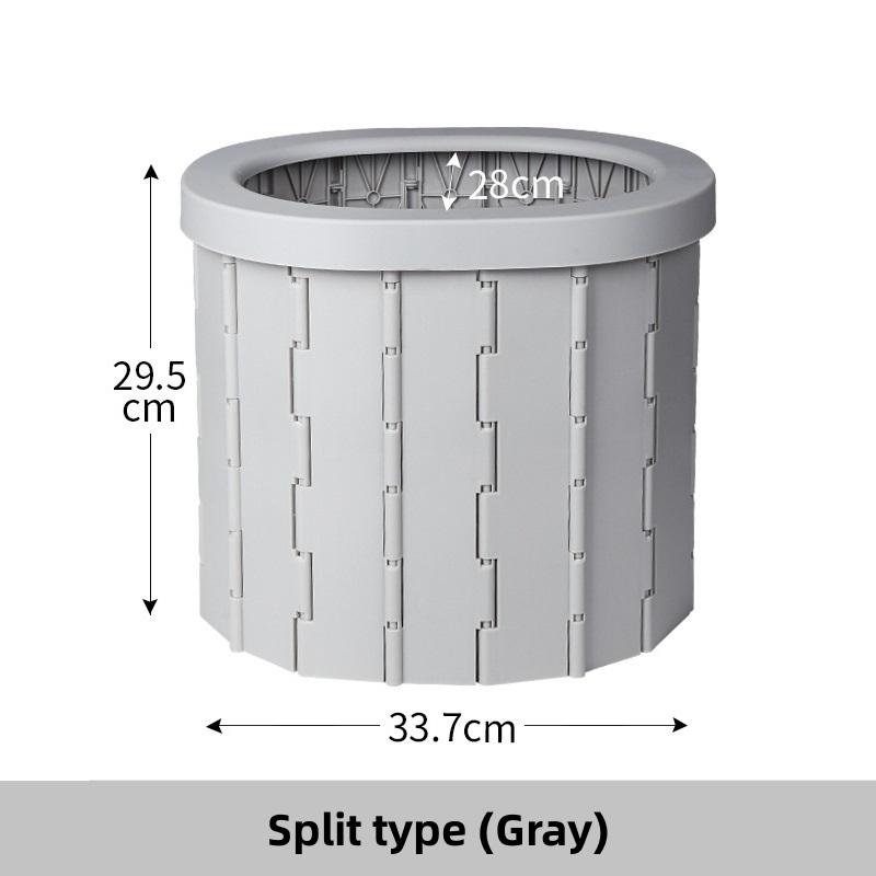 Портативный складной туалет для автомобиля