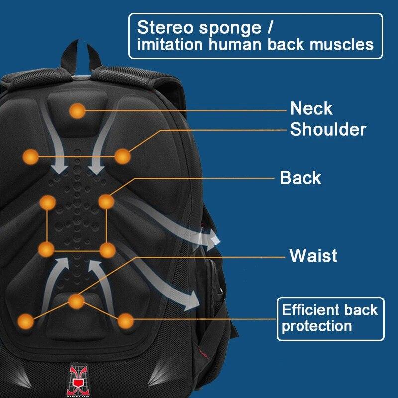 Водонепроницаемый женский 17-дюймовый рюкзак для ноутбука, школьные сумки для девочек, сумка с USB-зарядкой, модный рюкзак, мужской дорожный рюкзак, мужской Mochila
