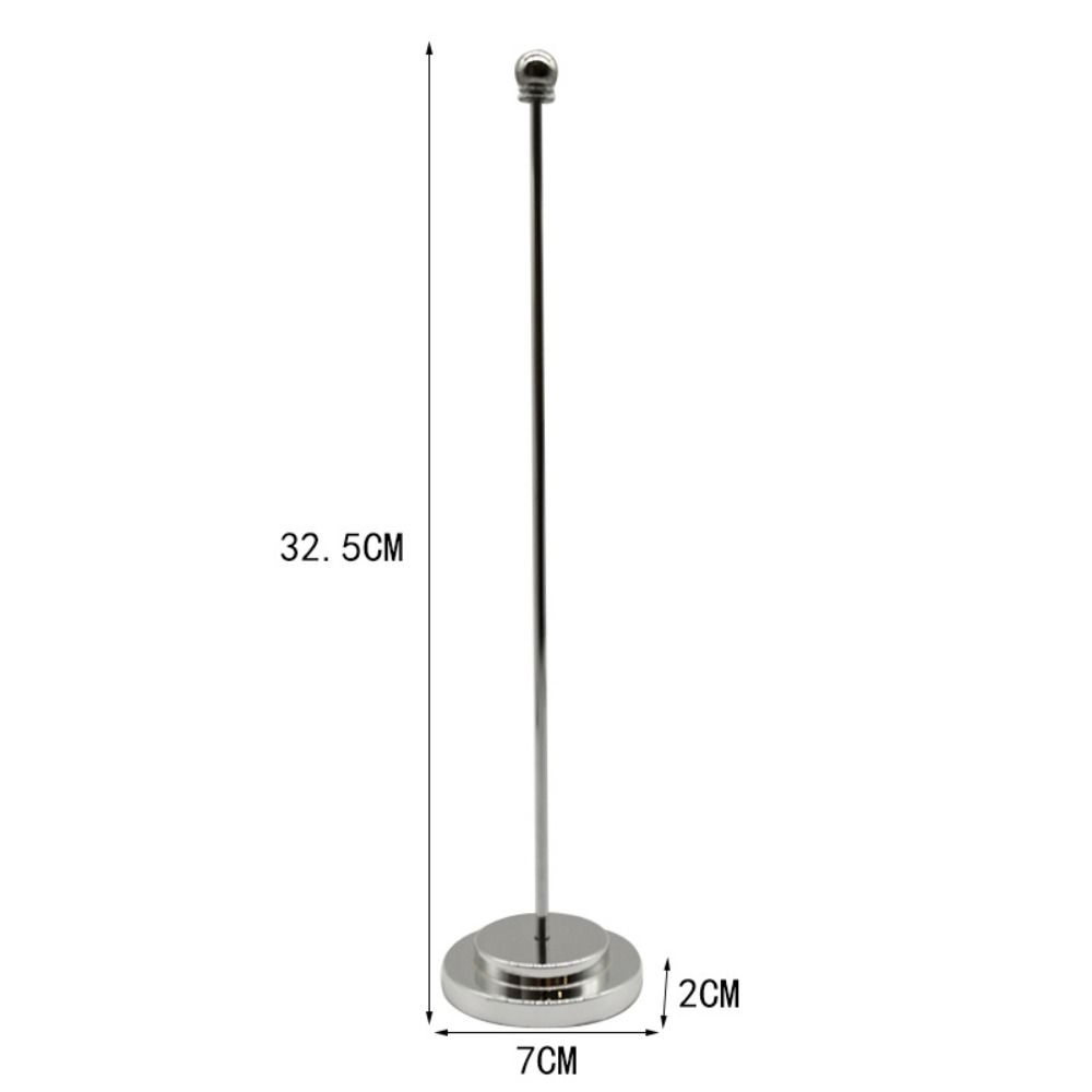 Nail-Free Desktop Flag Holder Metal Flagpole Simple Flags Display Stand  Meeting Room