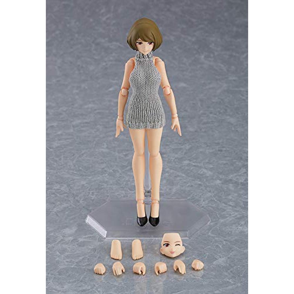 Max Factory Figma figma Styles женское тело [Чиаки] с открытой спиной свитер координация немасштабная ABS&PVC окрашенная подвижная фигура