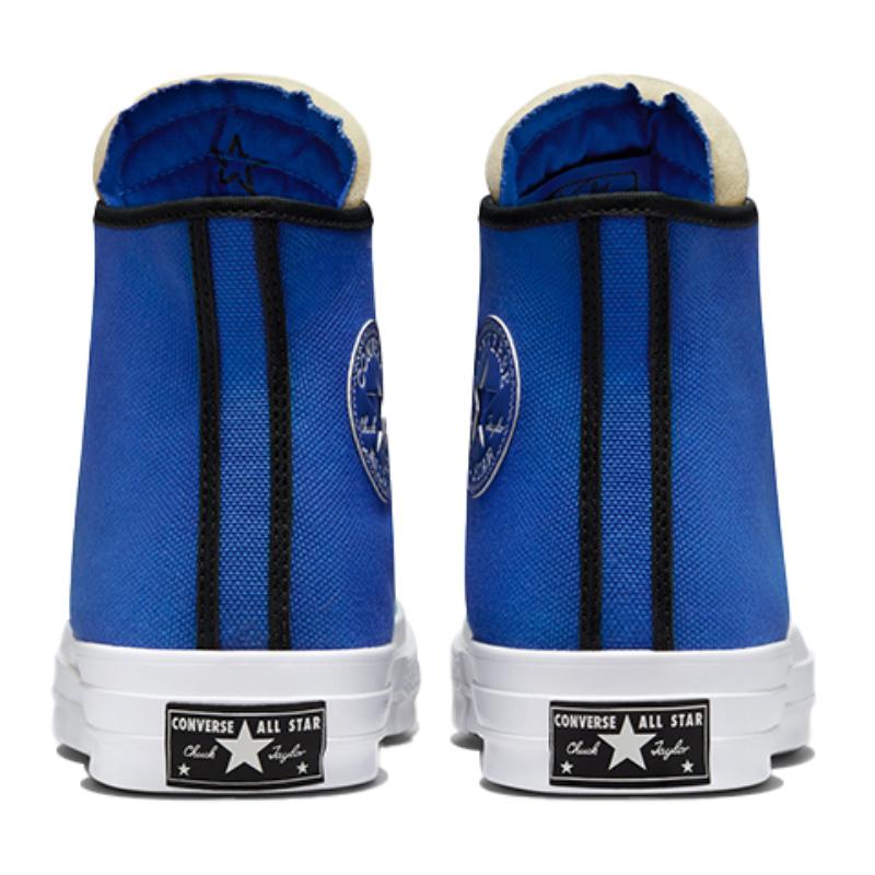Converse Chuck Taylor All Star 1970-е Удобные и универсальные классические парусиновые кеды с высоким верхом, устойчивые к истиранию и дышащие, унисекс, индиго