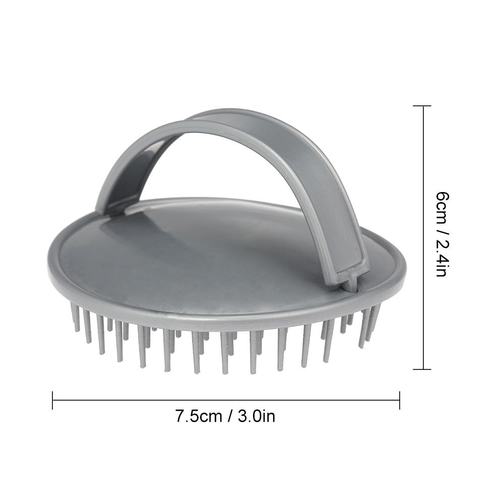 Шампунь Щетка Расческа Против перхоти Противоскользящая Расческа для волос Массажная расческа для кожи головы Инструмент для чистки волос и тела в душе