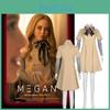 Вдохновленный фильмом M3gan Детский костюм для косплея, нарядное платье, одежда для праздничной вечеринки