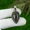 Mothers Day Deal 925 Silver Third Eye Chakra Natural Labradorite Bezel Pendant