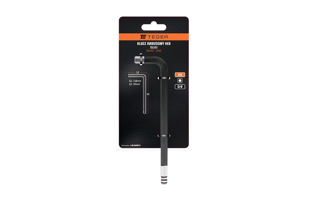 HEX H8 Allen Key - LONG / TEGER