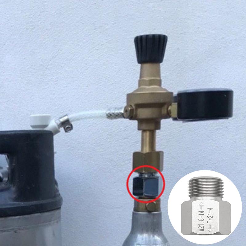 1 Набор TR21-4 на W21.8-14 Переходник-адаптер Баллон CO2 Аксессуары для газированной воды Для аквариумных рыбок Домашнее пивоварение Кеги Corny Части CO2