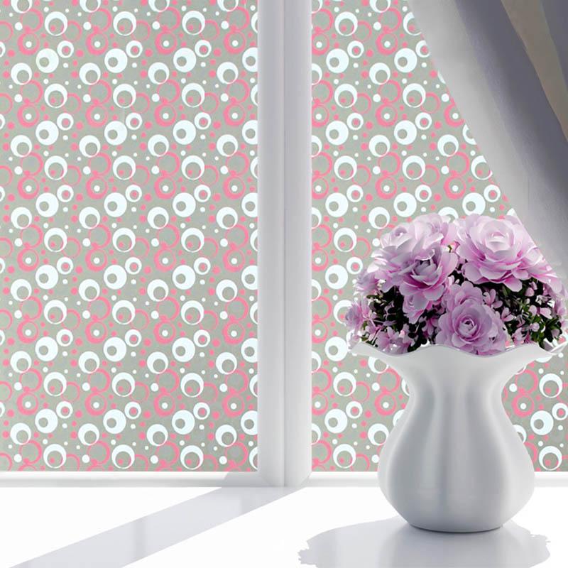 Для окна, спальни, оконная пленка, популярная матовая непрозрачная 45*100 см, стеклянные наклейки, стеклянный домашний декор, клей для конфиденциальности, 1 шт., высокое качество