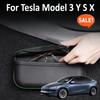Автомобильный ящик для хранения для Tesla Model 3 Y S X Прилипающий чехол Держатель для очков Солнцезащитных очков Мусорный бак Прилипающие автомобильные аксессуары из TPE