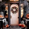 Halloween Wreath Halloween Decorations Pendant Home Decoration Door Decoration Specter Festival Cranium Door Hanging Cross-border New