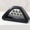 Universal Sporty Triangle 12LED Rear Fog Light Third Brake Lamp Brake Signal Lamp Stop Light