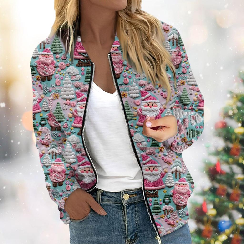 Женская куртка с длинным рукавом, легкая, на молнии, укороченная, с цветочным принтом, верхняя одежда, повседневная, стеганая куртка с карманами