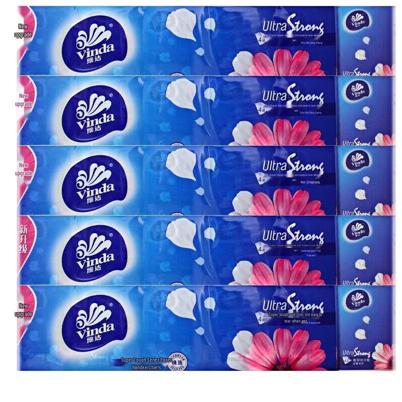 Vinda Ultra Strong 4-Ply Paper Handkerchiefs