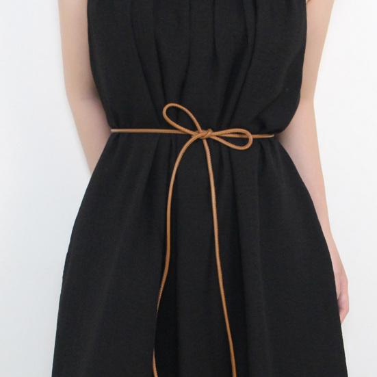 Имитация ремня Модный шнурованный декоративный пояс Кожаный аксессуар