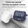 ТПУ чехол для AirPods 4 2025 Защитная крышка с карабином Защита от падений Ударопрочный и Пылезащитный дизайн