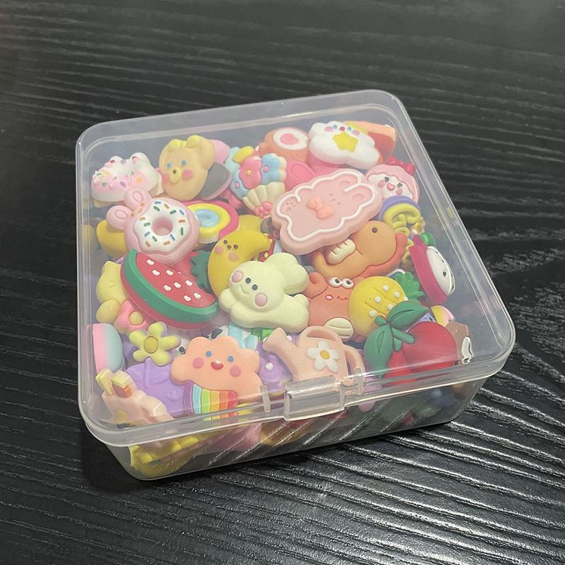 20Pcs 3D Cartoon Diy Handmade Children'S Hair Clip Water Cup Shoes Decor Stickers Cream Adhesive Resin Accessories