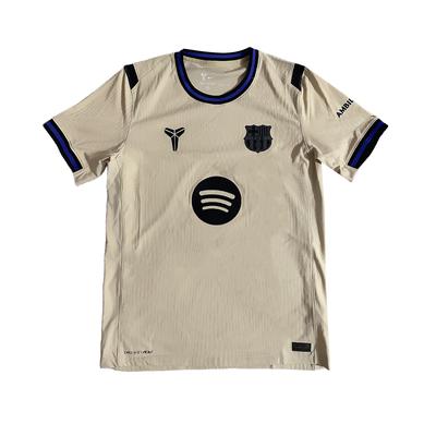 Nike X Kobe FC. Выездная футболка «Барселона» сезона 2025/26, золотистый/фиолетовый/черный, унисекс, желтый цвет, HJ4554-784