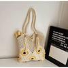 Sunflower Casual Crochet One-Shoulder Beach Bag 2025