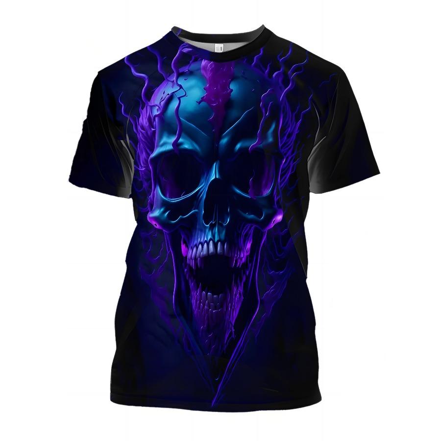 Футболка с 3D принтом животных, модные футболки с рисунком льва, топы с короткими рукавами и круглым вырезом, летние дышащие мужские футболки, мужская одежда с героями мультфильмов