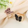 Butterfly Scarf Ring Buckle for Women Rhinestone Shawl Brooch Clips Metallic Scarves