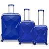Набор чемоданов из 3 предметов Diamond ABS, темно-синий 16605