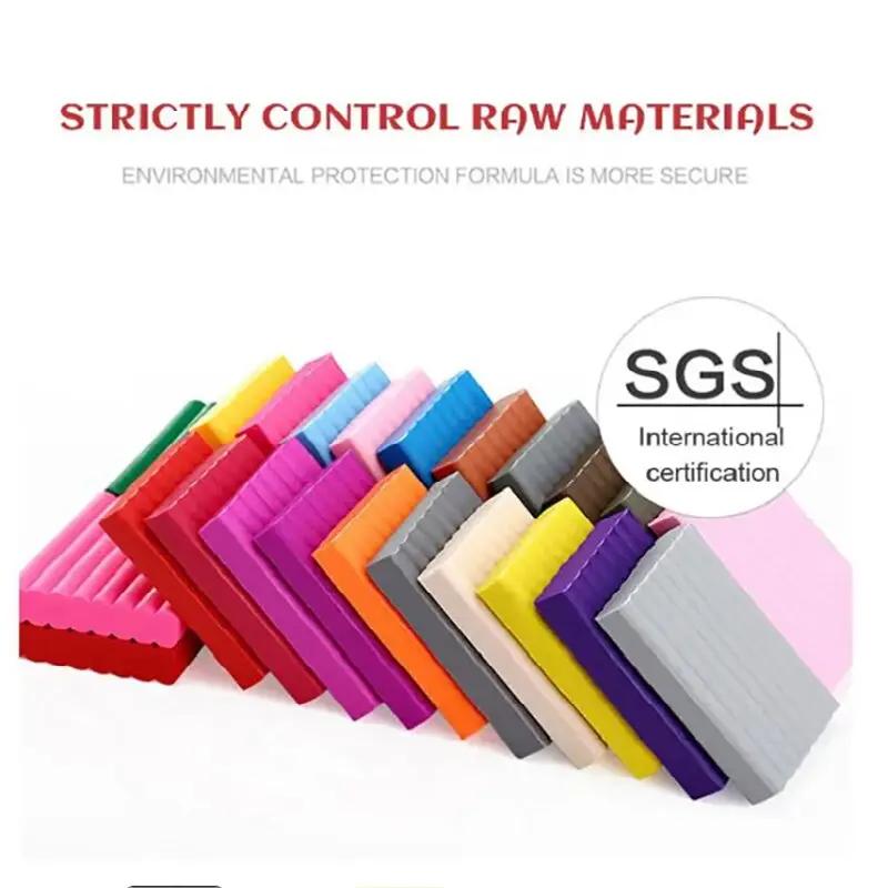 24/36/50 цветов полимерная глина Fimo DIY мягкий набор для лепки поделок запекаемая в духовке глиняные блоки Монтессори игрушка раннего образования для детей