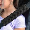 2pcs Travel Accessories Plush Car Seat Belt Shoulder Cover with Embroidery
