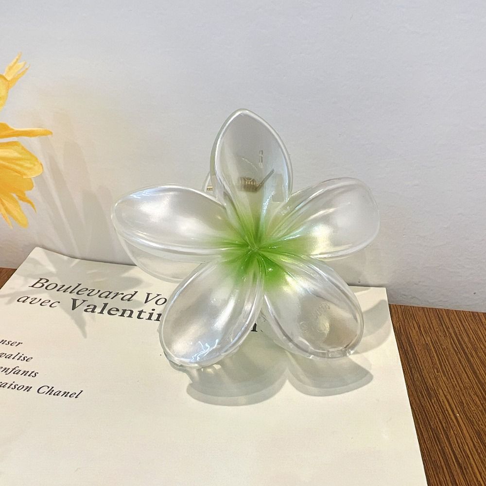 Plumeria Flower Shape Hairpins Bohemian Styling Hair Clip Colorful Hair Claw  Girls