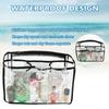 1/2/3Pcs Clear Beach Bag Trendy Organizer Waterproof Insert Divider Pouch PVC Transparent Storage Ladies Tote Accessories