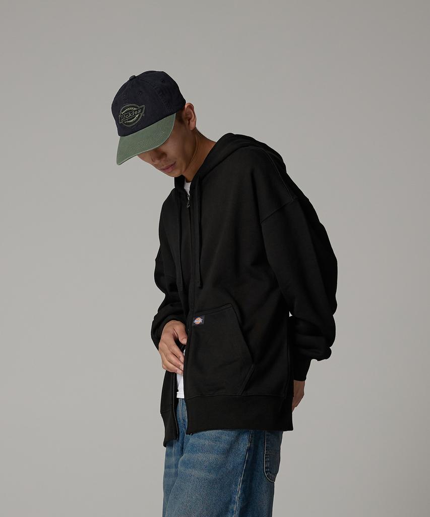 Dickies Базовая толстовка с молнией и логотипом Черная