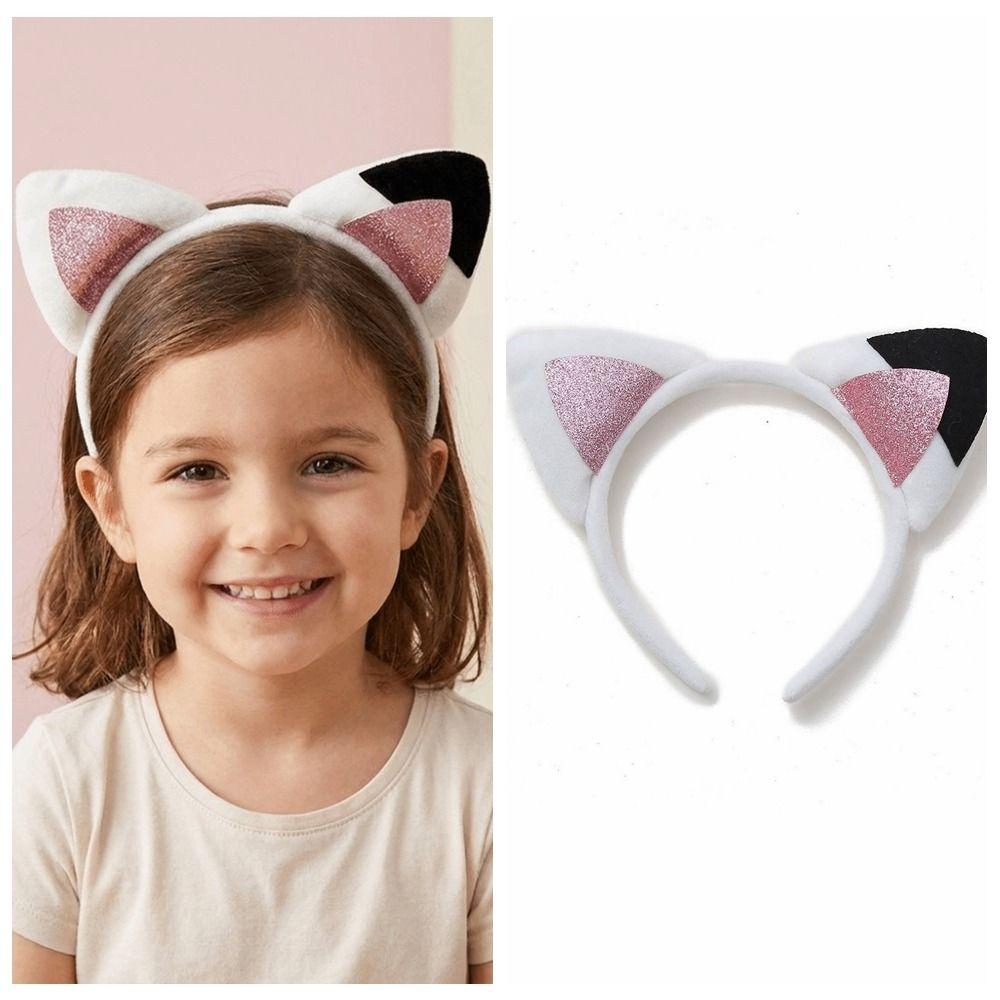Korean Style Cat Ears Headband Thin Hair Hoop Funny Headwear Gift