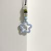 Fashion Five-pointed Star Bead Hanging Pendant Sweet Cool Phone Strap Bag Decoration Hanging Lanyard for Girls Women