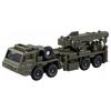 Takara Tomy Tomica Длинный тип №141 Тяжелый эвакуатор Сил самообороны Игрушечный автомобиль Зеленый 3+ лет