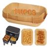 100x Air Fryer Liners Disposable Paper Liners Non Stick Parchment for Ninja Dual