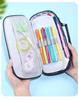 Корейский стиль большой емкости портативный школьный пенал из ткани Оксфорд