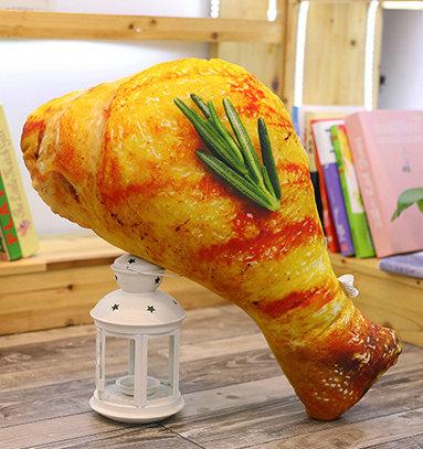 60-110 см Мультяшная Реалистичная Плюшевая Игрушка Еда Курица Цыпленок Крыло Ножка Жареная Подушка Подушка Подарок Другу на День Рождения