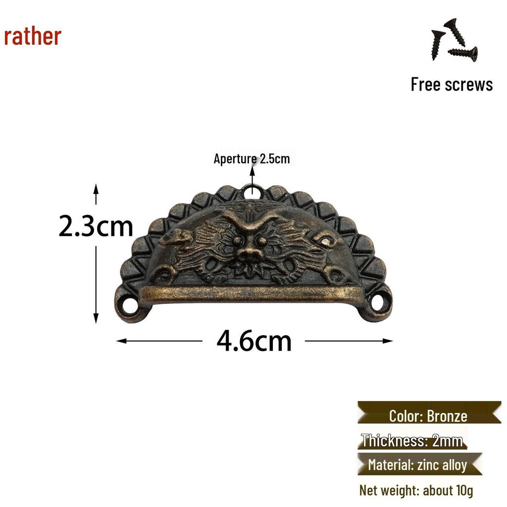 Antique Iron Round Shell Handle for Mini Cabinet Doors