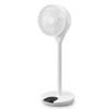 IRIS OHYAMA Вентилятор 3D, 12 уровней воздушного потока, тихий двигатель постоянного тока с таймером и пультом дистанционного управления, вентилятор Living Fan, белый, 360° LFD-22T-W