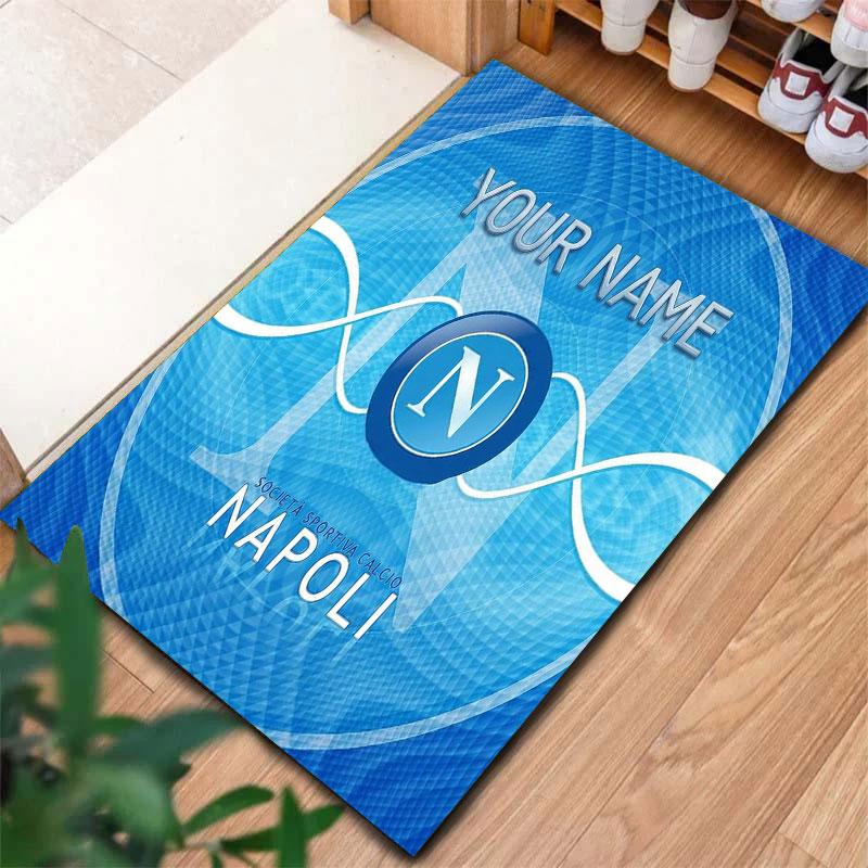 SSC Napoli Custom Name Carpet Rug for Living Room Bedroom Home Sofa Decoration,Kids play Non-slip Floor Mat