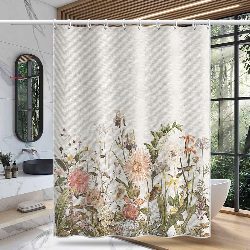 Утолщенная водонепроницаемая занавеска для ванной комнаты, устойчивая к плесени, занавеска для душа, занавеска для душевой перегородки, занавеска для душа, занавеска для ванной комнаты, бесплатная перфорация