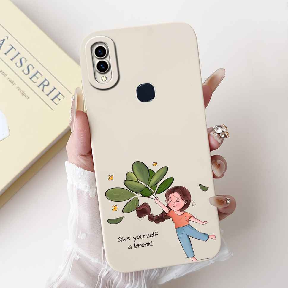 Для vivo V9 1723 Чехол Vivo V9 Youth 1727 1726 Модные Цветы Мягкий Силиконовый Задний Чехол Для Vivo y85 Y85 6.3" Защитные Чехлы