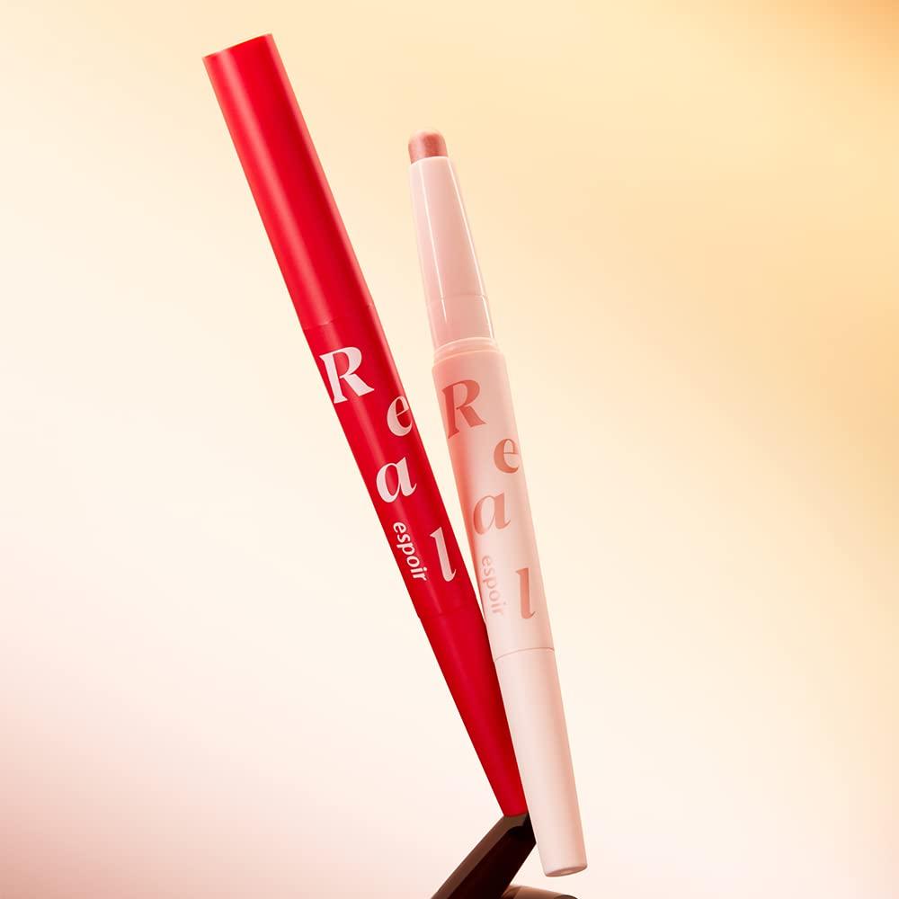 Espoir Real Eye Dual Stick Розовый Двойной Стикер Корейский Официальный Сайт espoir Тени для век, #03 Луч, 1,45 г, Тип, Двухступенчатые Тени для век, Макияж под глаза,