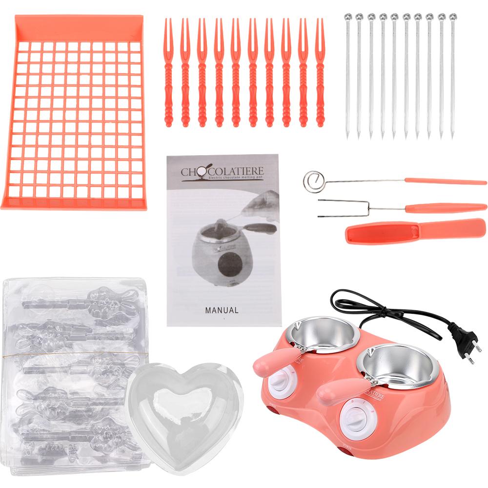 Kitchen Tool Heating Candy Wax Electric Chocolate Melting Pot with Mold DIY Scented Candle Soap Butter